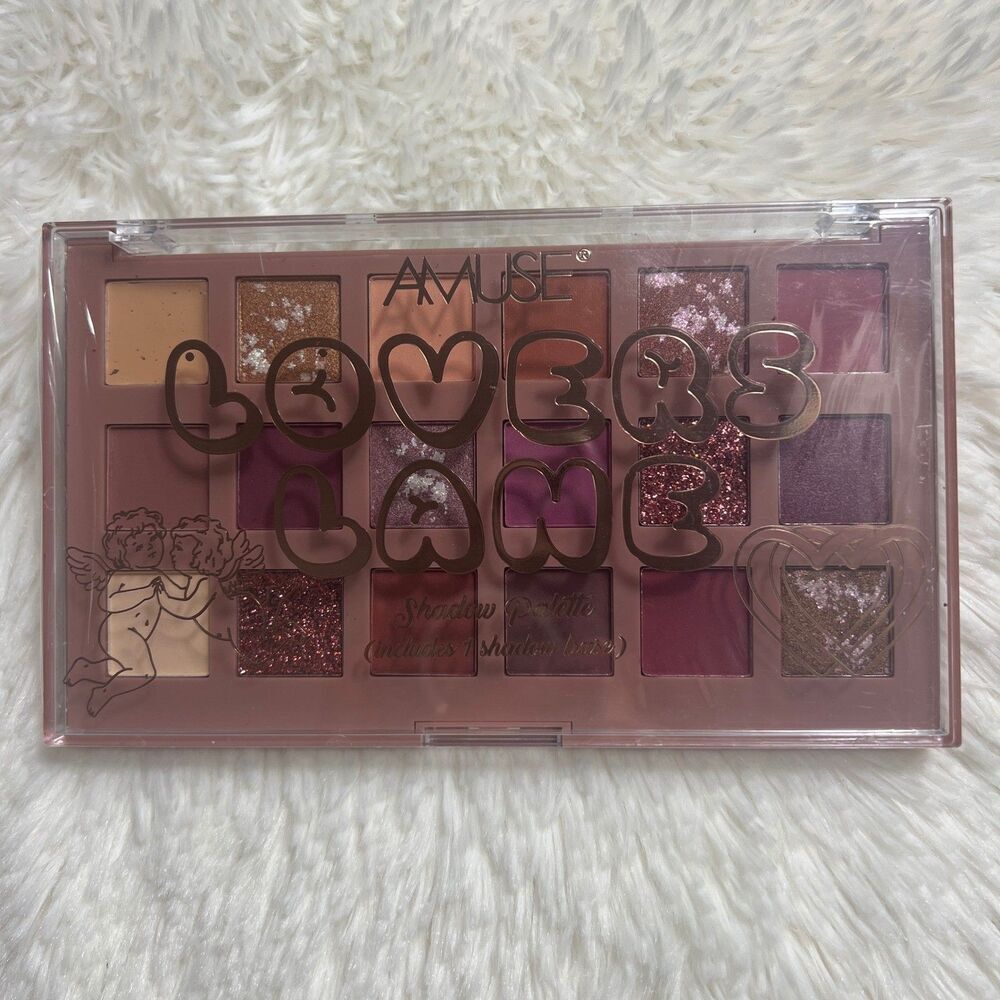 Amuse Lovers Lane 18 Color Shadow Palette Matte Shimmer Glitter Brand New - Picture 13 of 16